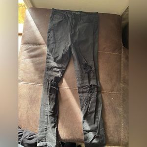 Black ripped jeans from Walmart